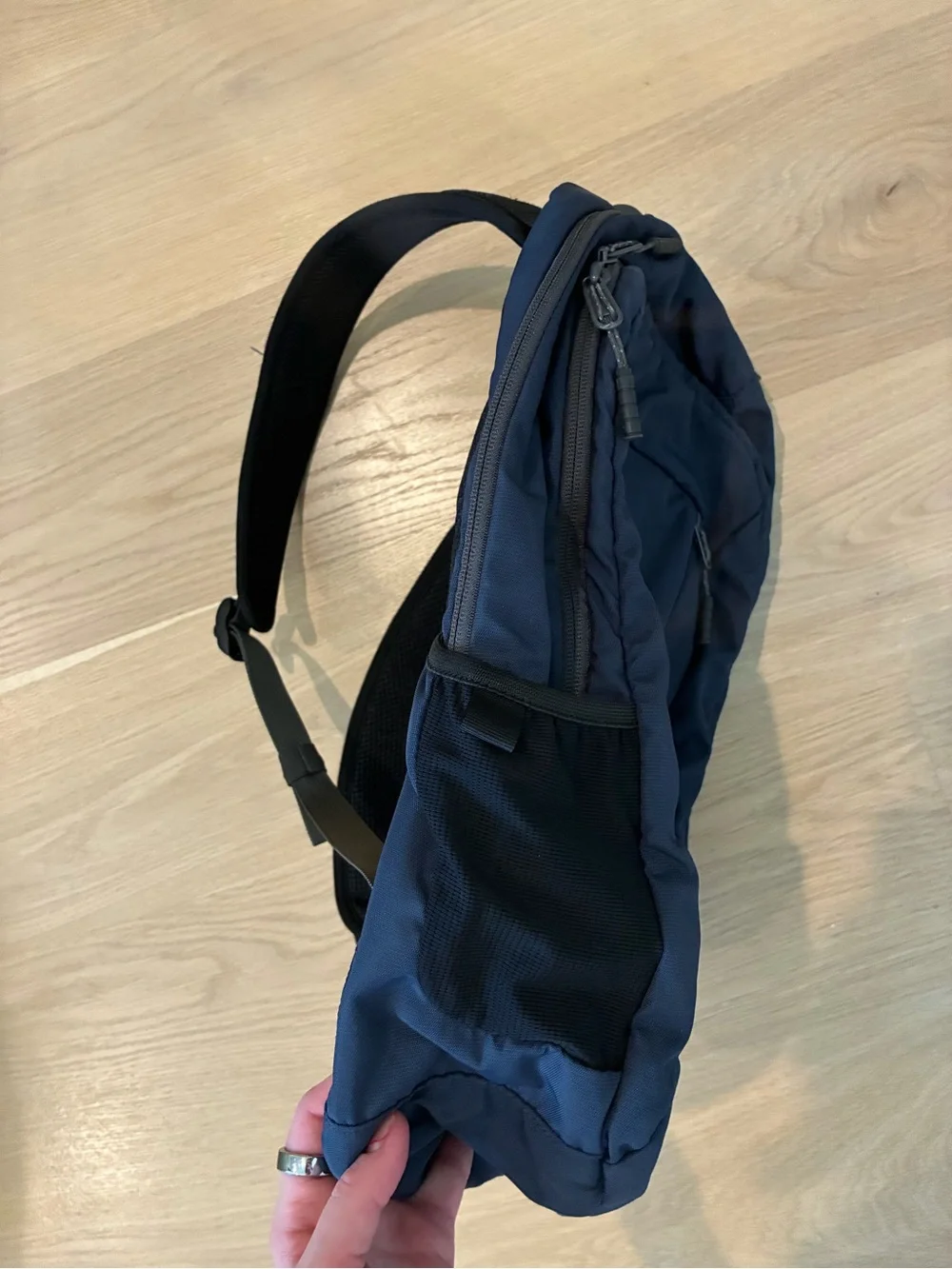 Timbuk2 Navy Backpack with laptop sleeve